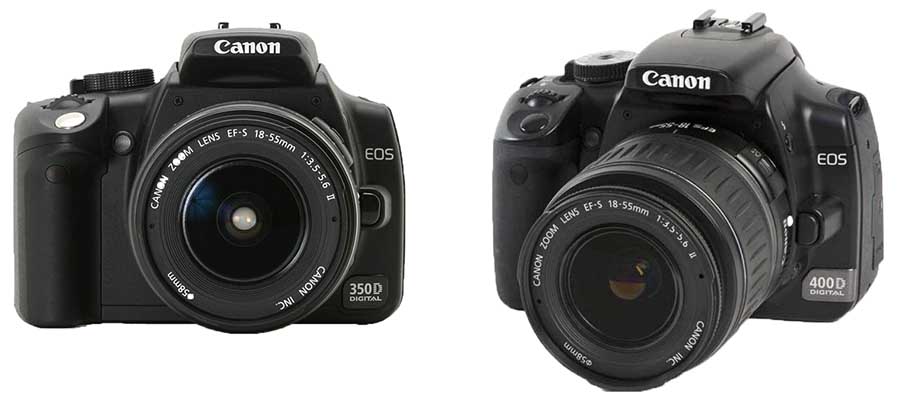 Canon EOS 350D vs 400D