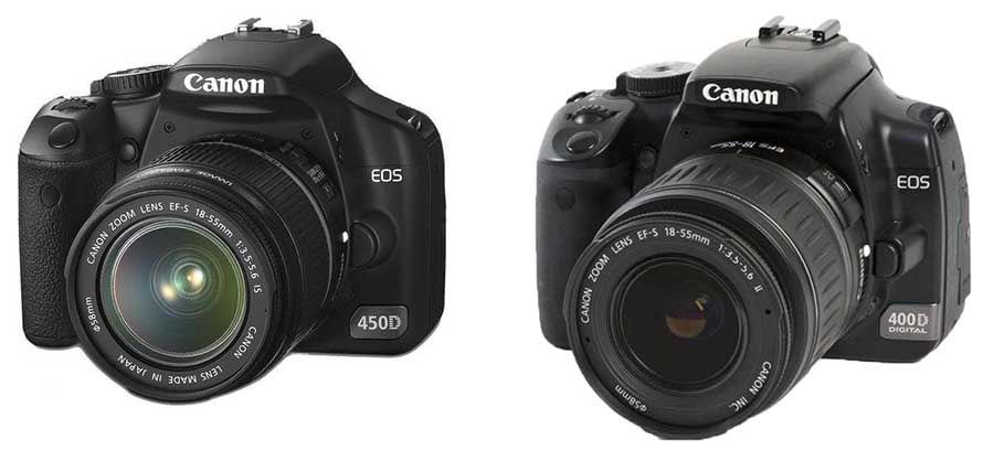 Canon 400D vs 450D
