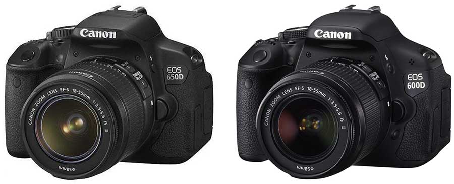 Canon 650D vs 600D