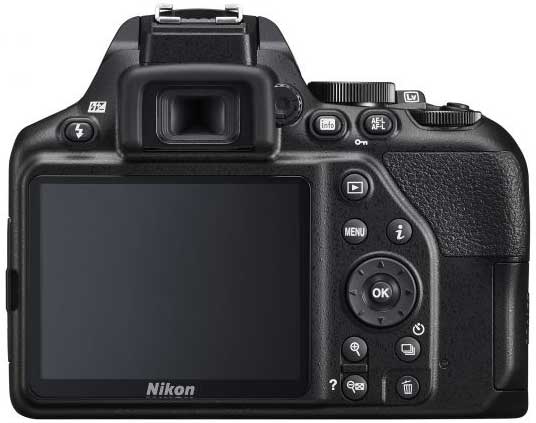 Nikon D3500 achterkant