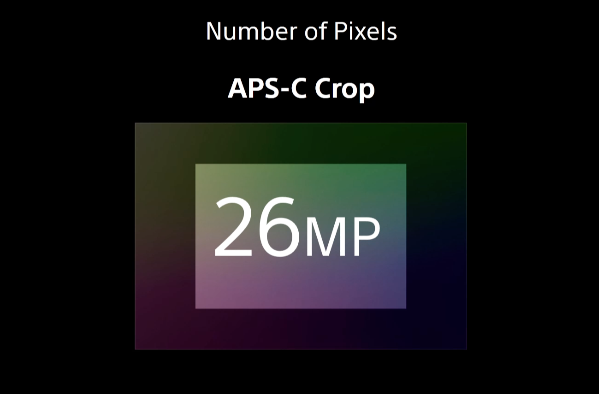 Sony A7R IV APS-C cropmode 26 megapixels