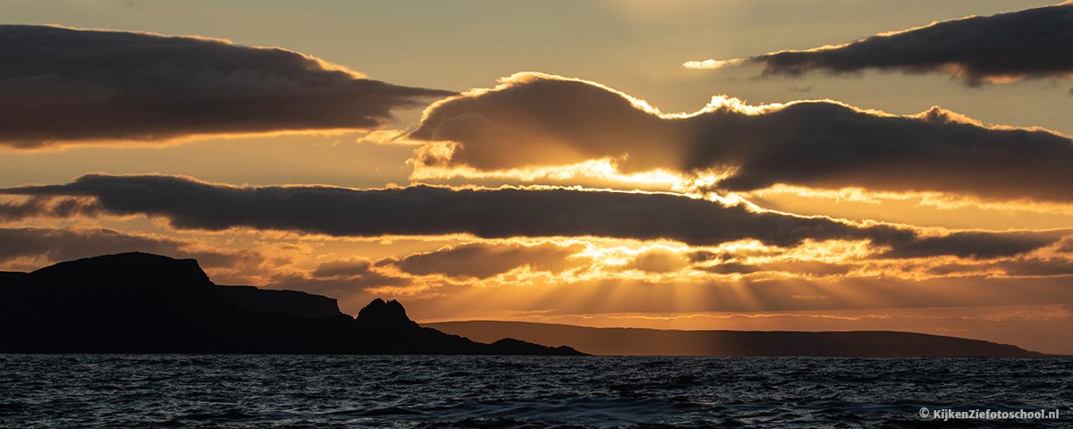 Noorwegen Landschapsfotografie Varanger Kustfotografie Zonsondergang