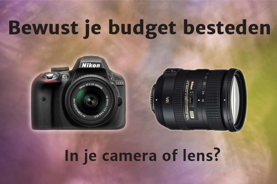 Lens of camera belangrijker in fotografie?