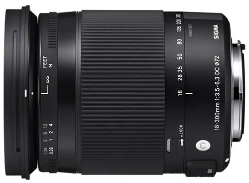 Sigma 18-300 mm f/3.5-6.3 Macro OS HSM voor Canon